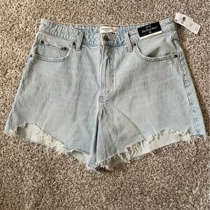 Abercrombie & Fitch Light Blue Jean Shorts